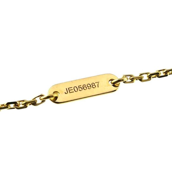 Van Cleef Arpels Vintage Alhambra Onyx Necklace 18K YG 750 90271426 - Picture 4 of 11